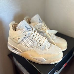 Air Jordan off-white 4 Retro SP sneakers BRAND NEW